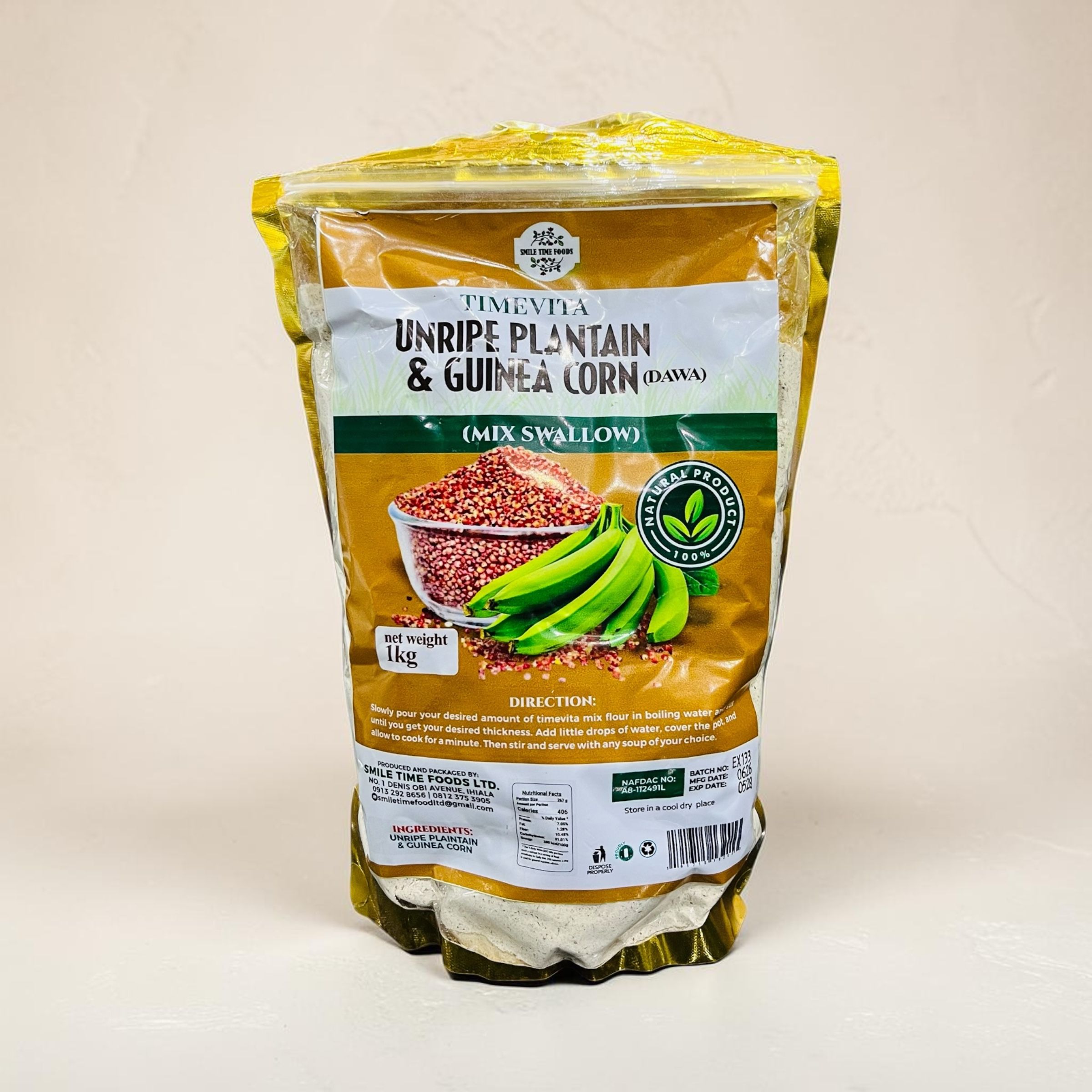  TIMEVITA UNRIPE PLANTAIN